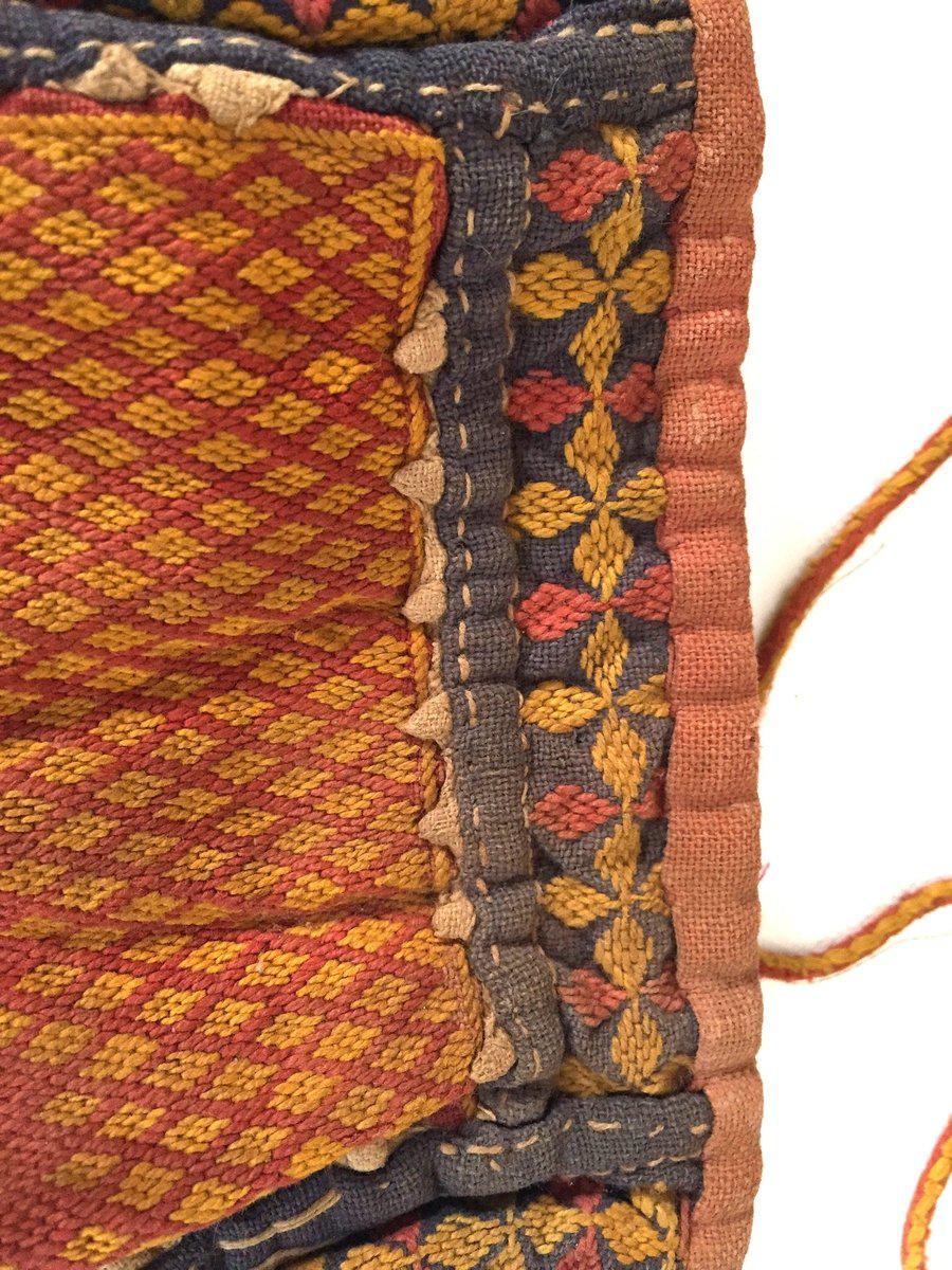 5533 Small Vintage Banjara Tribal Textile Purse - Handmade traditional weaving-WOVENSOULS-Antique-Vintage-Textiles-Art-Decor