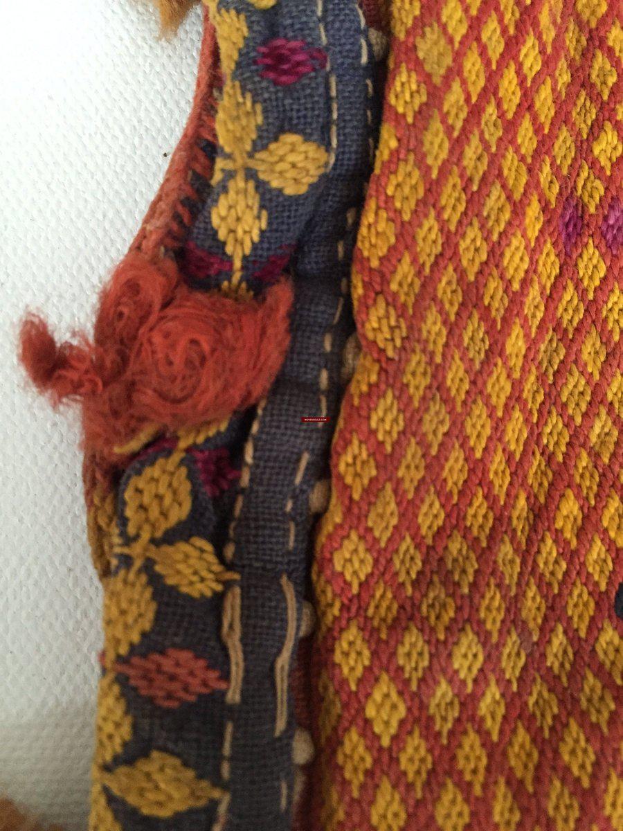 5533 Small Vintage Banjara Tribal Textile Purse - Handmade traditional weaving-WOVENSOULS-Antique-Vintage-Textiles-Art-Decor