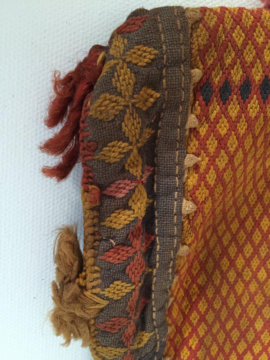 5533 Small Vintage Banjara Tribal Textile Purse - Handmade traditional weaving-WOVENSOULS-Antique-Vintage-Textiles-Art-Decor