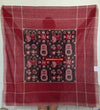 5723 Handwoven Double Ikat Telia Rumaal Scarf Accessory - Recently Made-WOVENSOULS-Antique-Vintage-Textiles-Art-Decor
