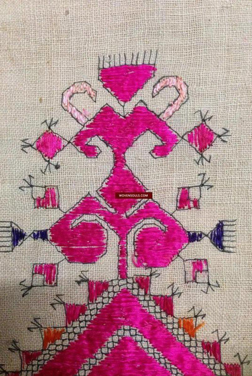 627 ANtique Textile Art Swat Valley Wedding Shawl-WOVENSOULS-Antique-Vintage-Textiles-Art-Decor