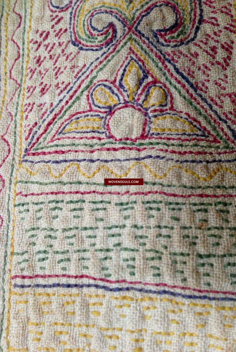 652 SOLD Rare Old Bokani Bukani Groom's Wedding Textile Art-WOVENSOULS-Antique-Vintage-Textiles-Art-Decor