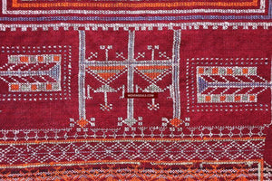 653 Old Bishnoi Wedding Saathyo Shawl Indian Textile Art Rajasthan-WOVENSOULS-Antique-Vintage-Textiles-Art-Decor