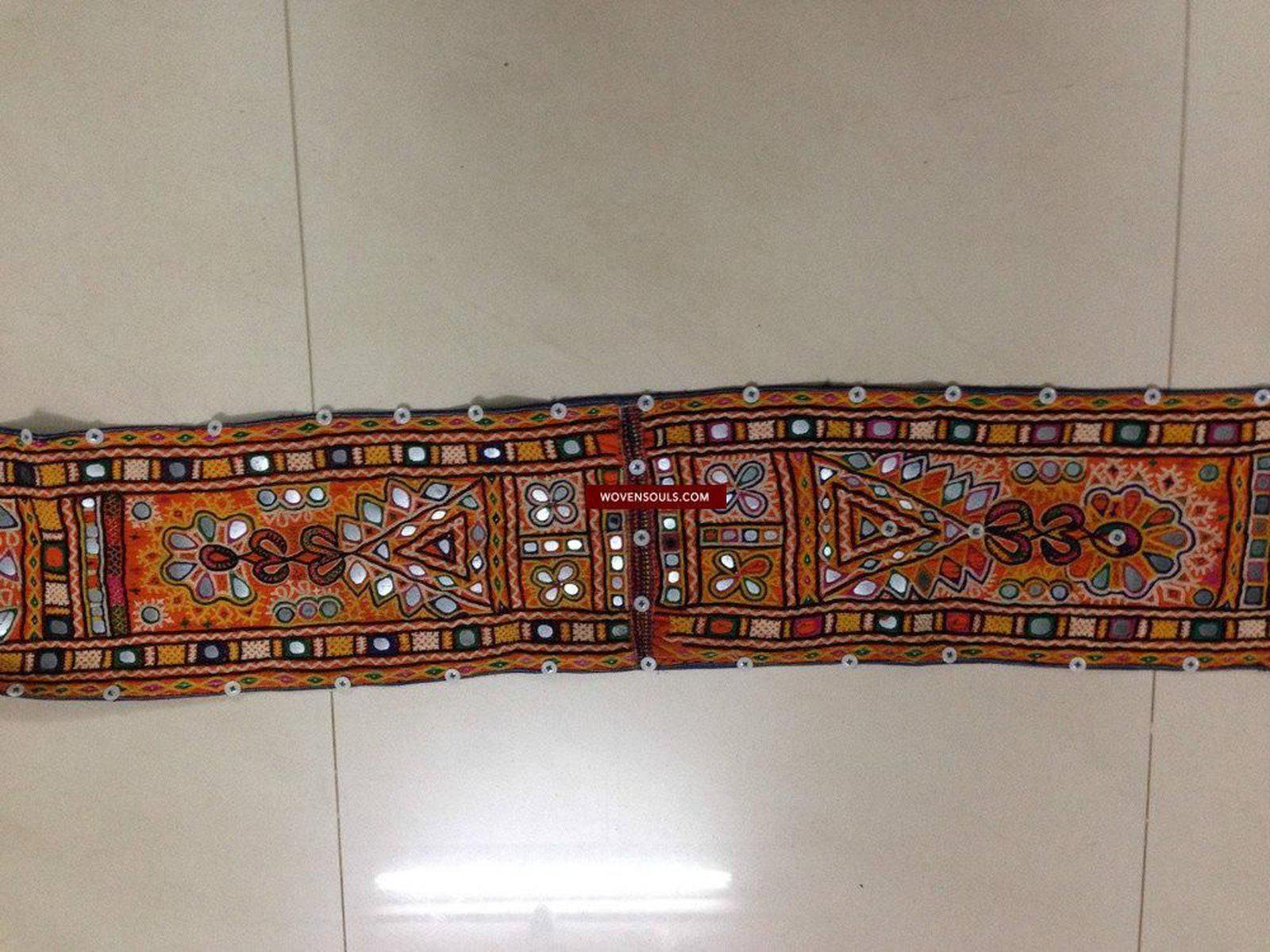 692 SOLD - Vintage Bukani Bokani Groom's Wedding Accessory Tribal textile Gujarat SOLD-WOVENSOULS-Antique-Vintage-Textiles-Art-Decor