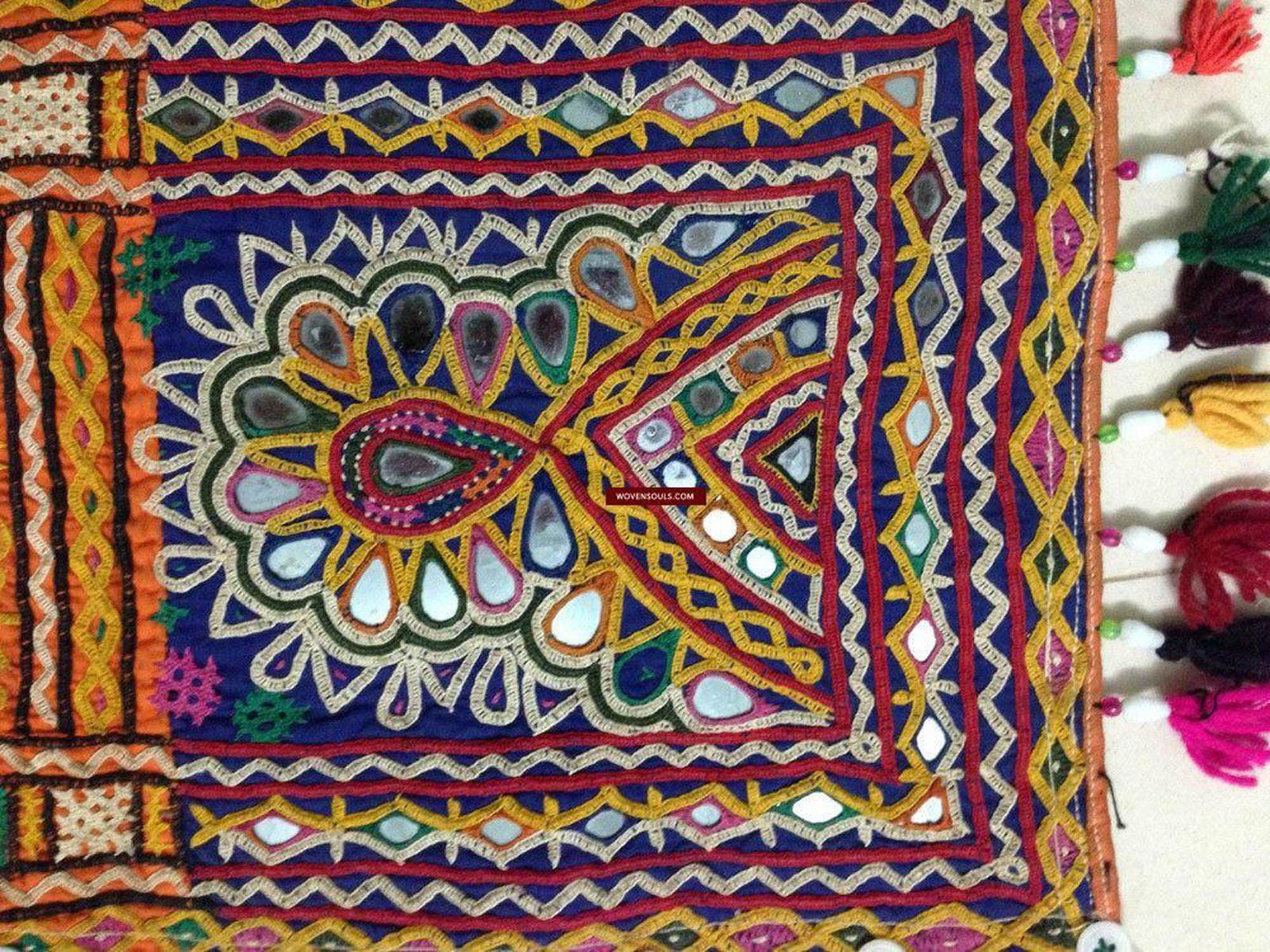 692 SOLD - Vintage Bukani Bokani Groom's Wedding Accessory Tribal textile Gujarat SOLD-WOVENSOULS-Antique-Vintage-Textiles-Art-Decor