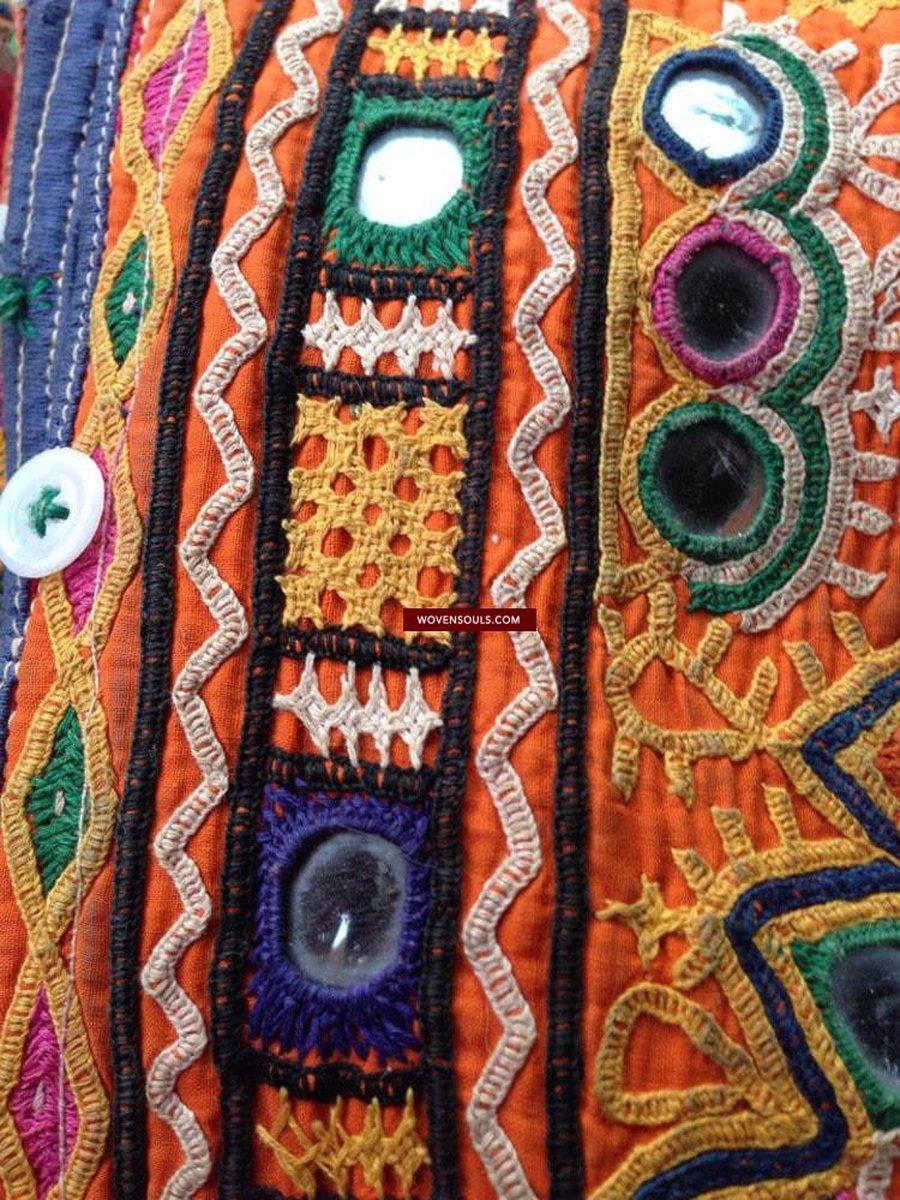 692 SOLD - Vintage Bukani Bokani Groom's Wedding Accessory Tribal textile Gujarat SOLD-WOVENSOULS-Antique-Vintage-Textiles-Art-Decor