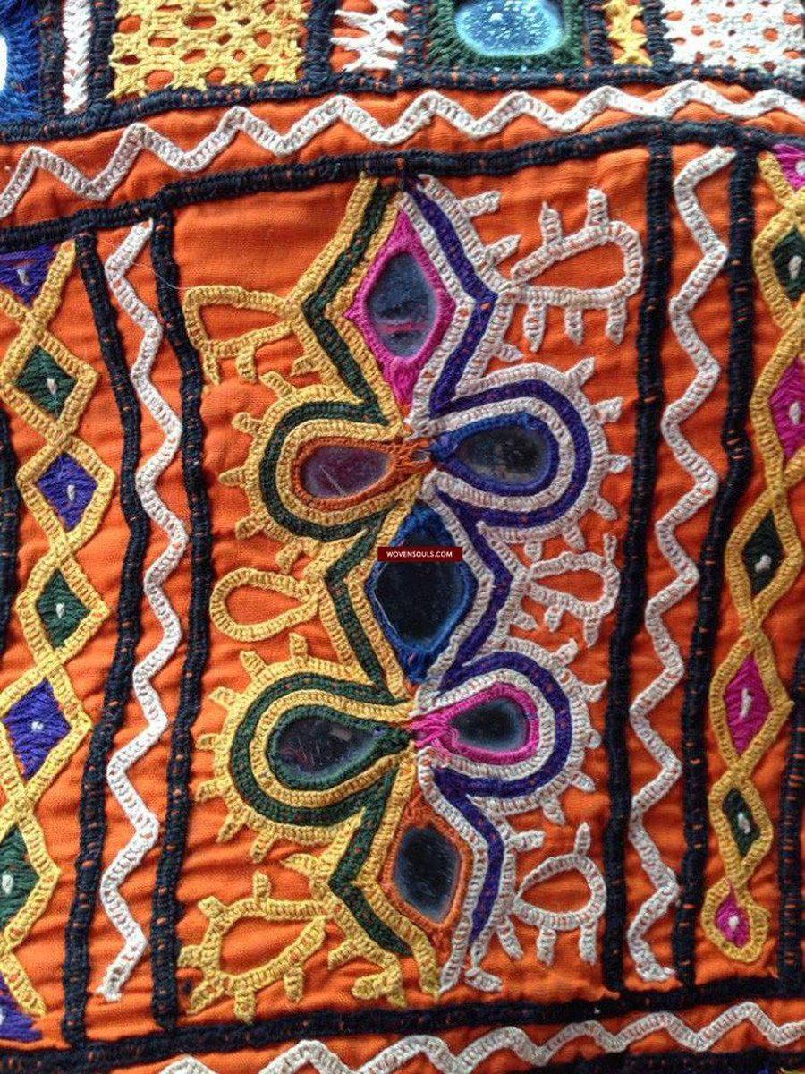 692 SOLD - Vintage Bukani Bokani Groom's Wedding Accessory Tribal textile Gujarat SOLD-WOVENSOULS-Antique-Vintage-Textiles-Art-Decor
