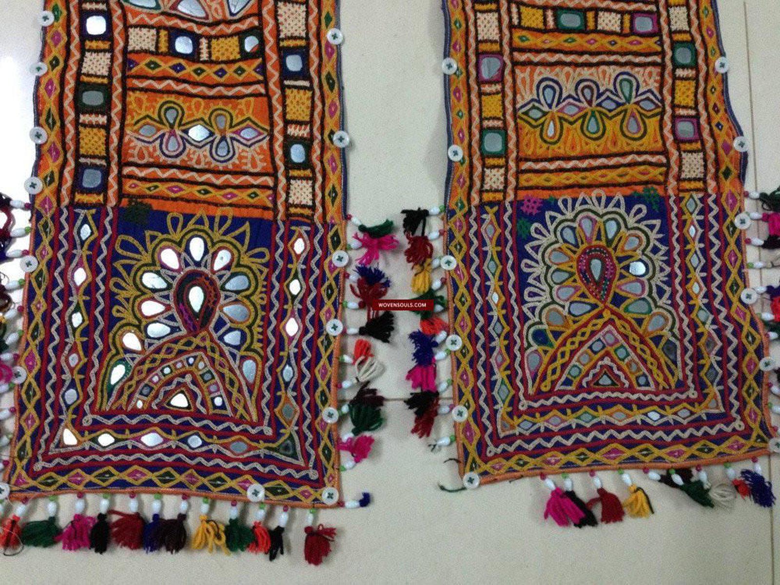 692 SOLD - Vintage Bukani Bokani Groom's Wedding Accessory Tribal textile Gujarat SOLD-WOVENSOULS-Antique-Vintage-Textiles-Art-Decor