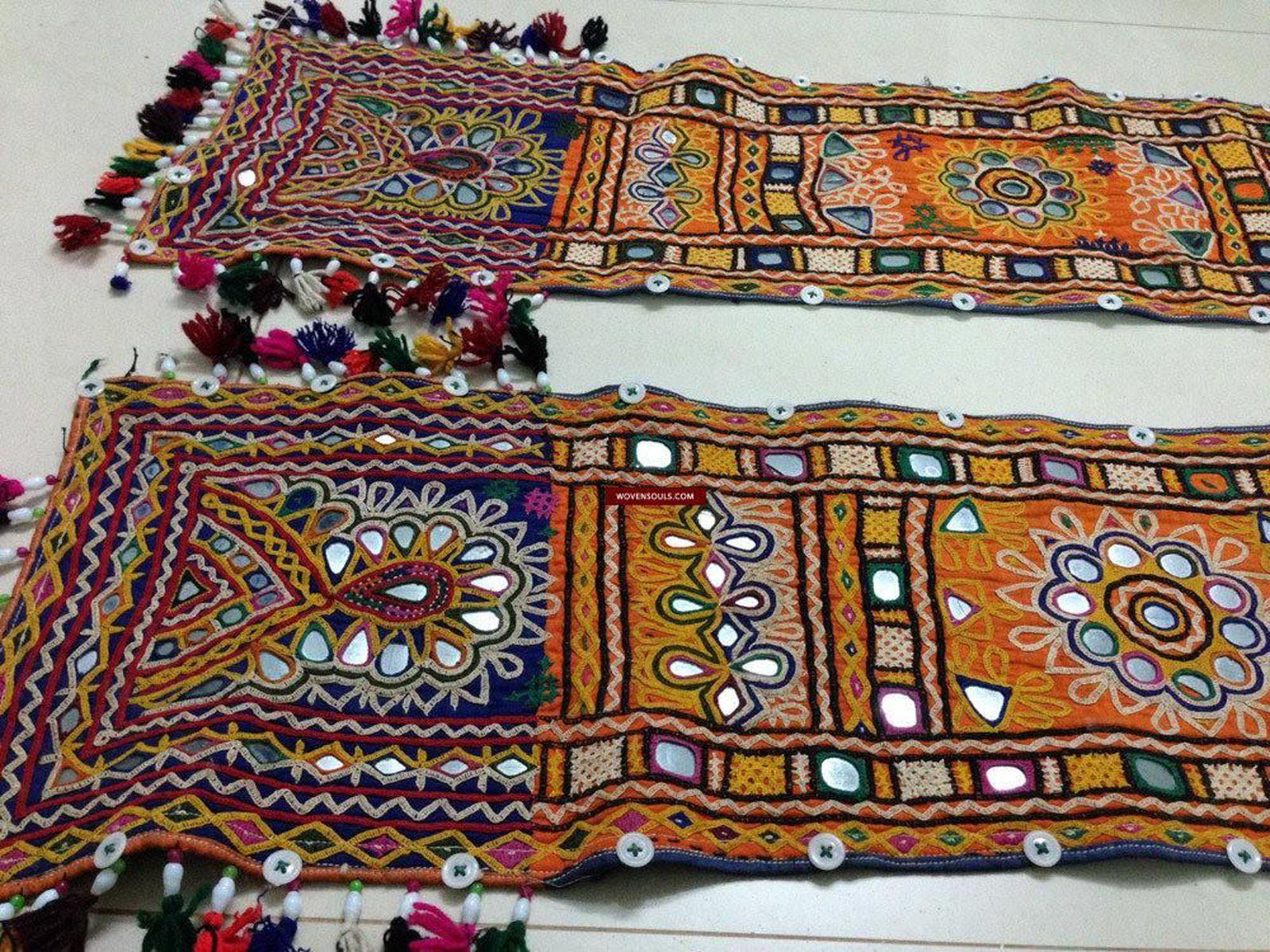 692 SOLD - Vintage Bukani Bokani Groom's Wedding Accessory Tribal textile Gujarat SOLD-WOVENSOULS-Antique-Vintage-Textiles-Art-Decor