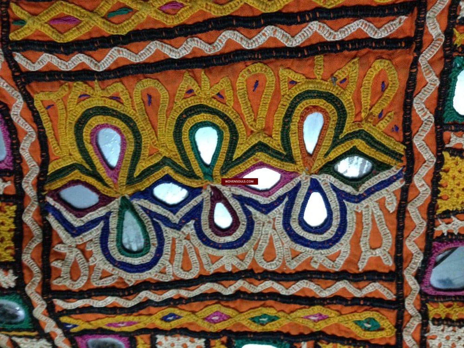 692 SOLD - Vintage Bukani Bokani Groom's Wedding Accessory Tribal textile Gujarat SOLD-WOVENSOULS-Antique-Vintage-Textiles-Art-Decor