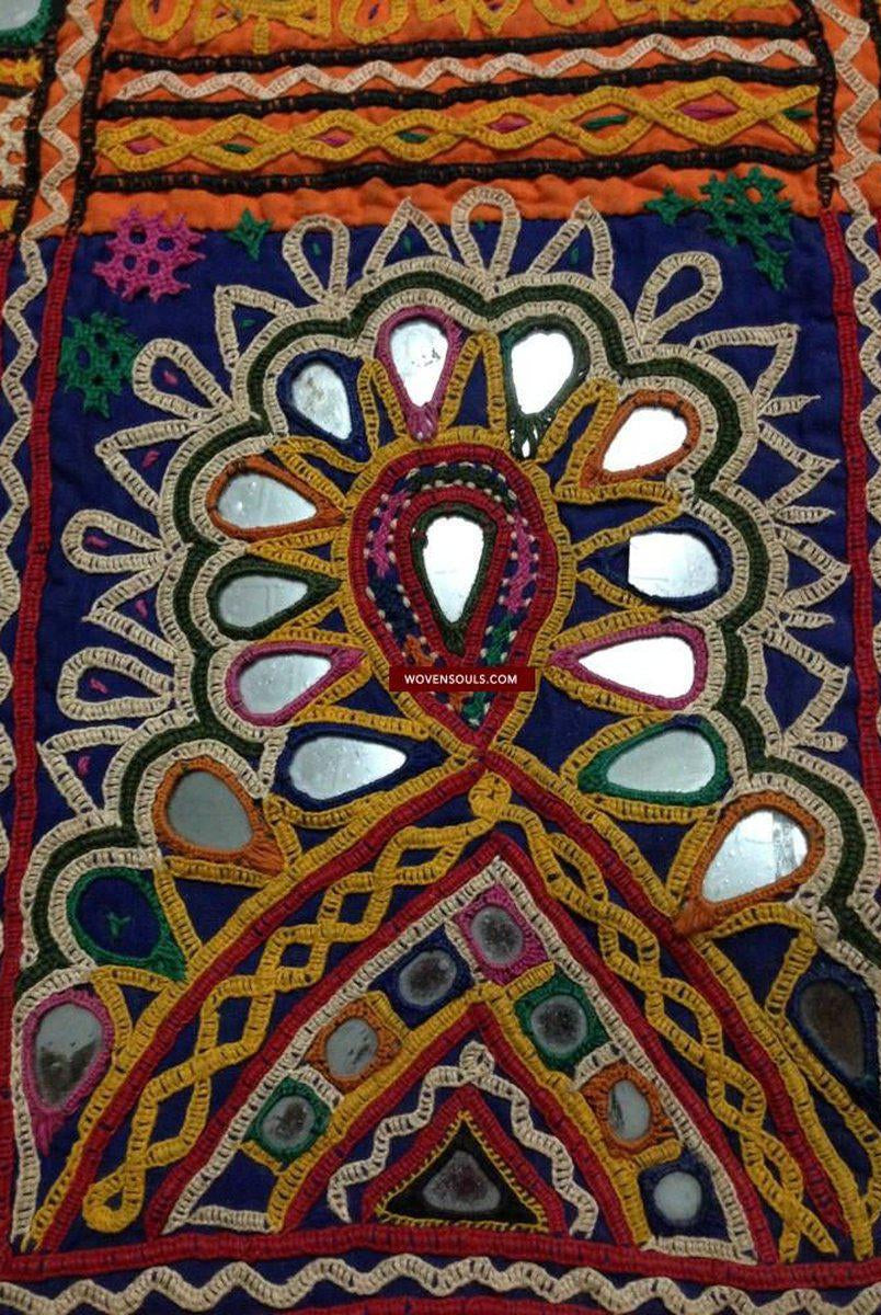 692 SOLD - Vintage Bukani Bokani Groom's Wedding Accessory Tribal textile Gujarat SOLD-WOVENSOULS-Antique-Vintage-Textiles-Art-Decor