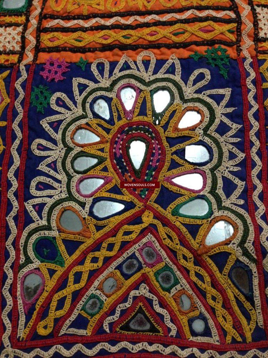 692 SOLD - Vintage Bukani Bokani Groom's Wedding Accessory Tribal textile Gujarat SOLD-WOVENSOULS-Antique-Vintage-Textiles-Art-Decor