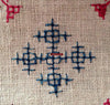 701 Hazara Snowflake Shawl - Antique Embroidery Textile Art-WOVENSOULS-Antique-Vintage-Textiles-Art-Decor