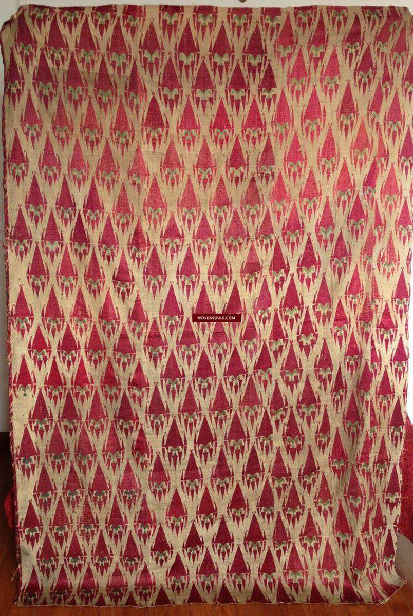 711 Rare Old KHANJAR Thirma Phulkari Embroidery Textile-WOVENSOULS-Antique-Vintage-Textiles-Art-Decor