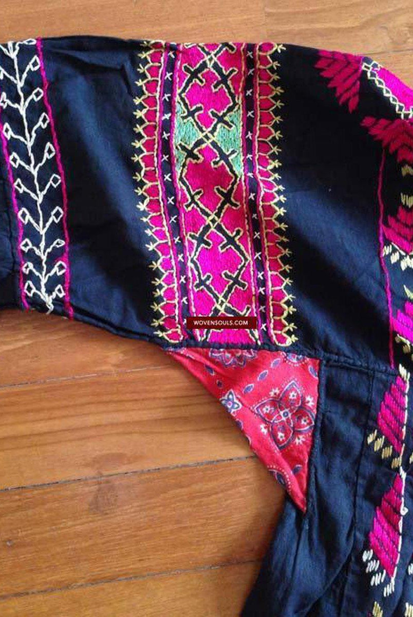 746 Antikes Swat-Brautkleid mit Seidenstickerei-WOVENSOULS-Antike-Vintage-Textilien-Kunst-Dekor