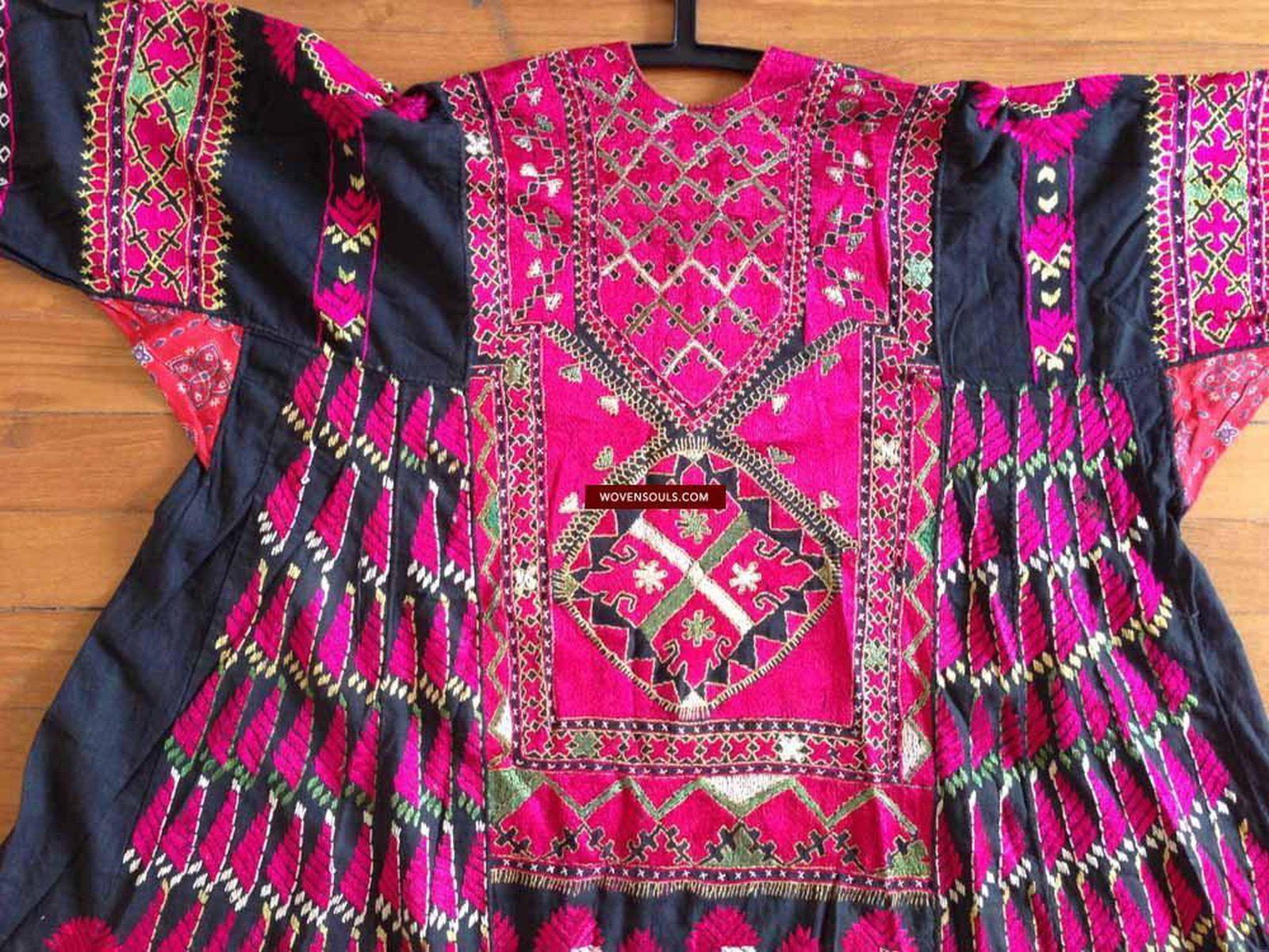 746 Antique Swat Bridal Dress with Silk Embroidery-WOVENSOULS-Antique-Vintage-Textiles-Art-Decor