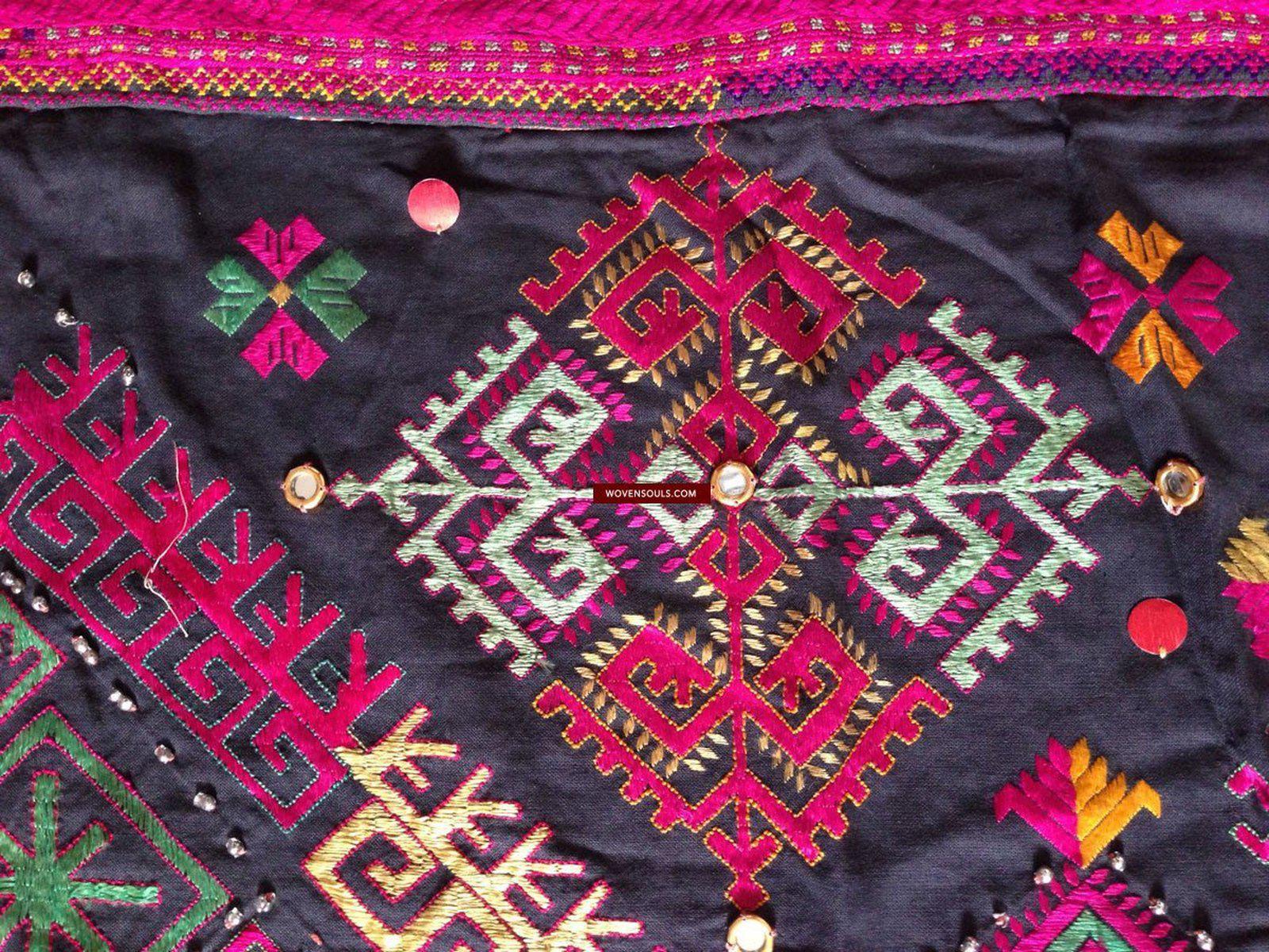 751 Vintage Kohistani Shawl Textile Art-WOVENSOULS-Antique-Vintage-Textiles-Art-Decor