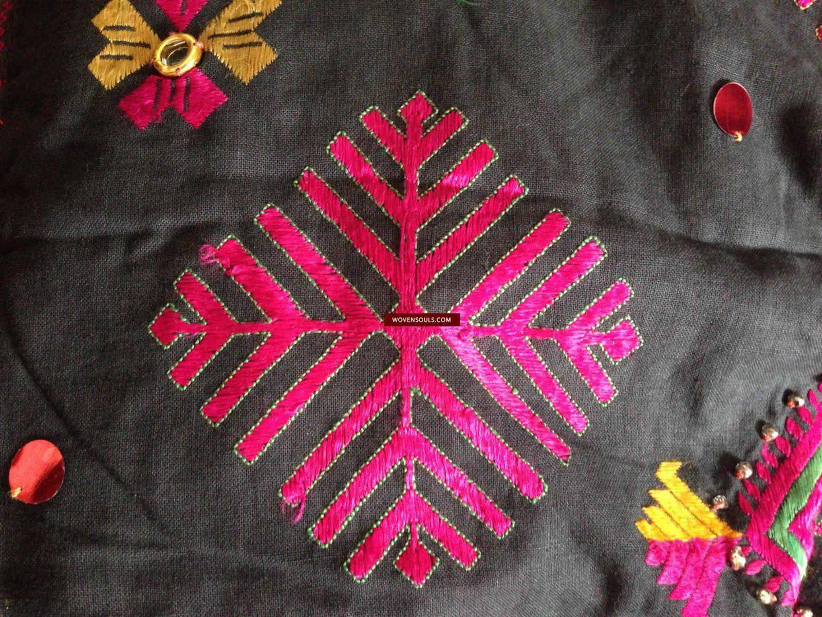 751 Vintage Kohistani Shawl Textile Art-WOVENSOULS-Antique-Vintage-Textiles-Art-Decor