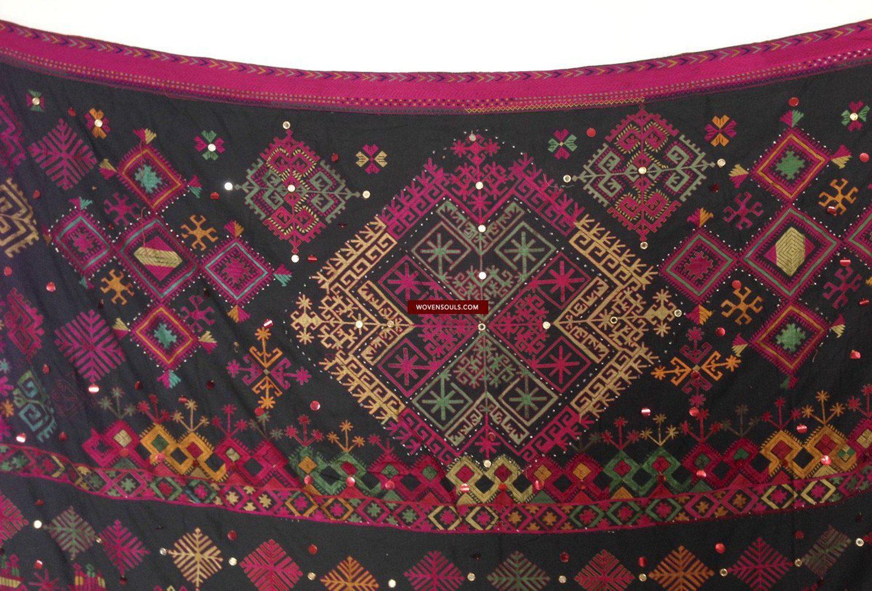 751 Vintage Kohistani Shawl Textile Art-WOVENSOULS-Antique-Vintage-Textiles-Art-Decor