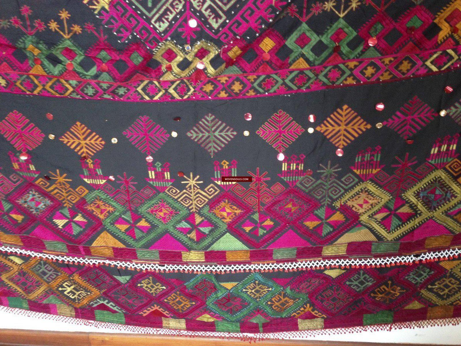 751 Vintage Kohistani Shawl Textile Art-WOVENSOULS-Antique-Vintage-Textiles-Art-Decor