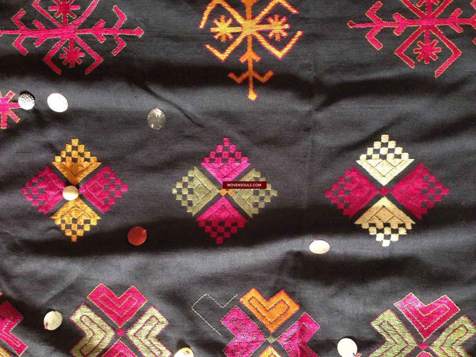 752 Vintage Kohistani Shawl Textile Art-WOVENSOULS-Antique-Vintage-Textiles-Art-Decor