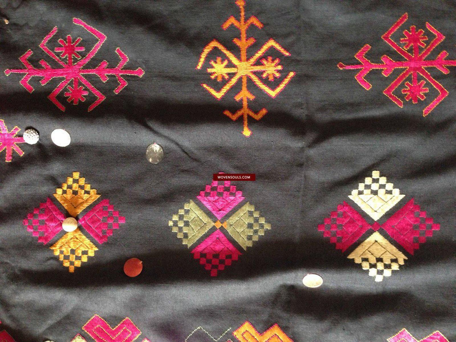 752 Vintage Kohistani Shawl Textile Art-WOVENSOULS-Antique-Vintage-Textiles-Art-Decor