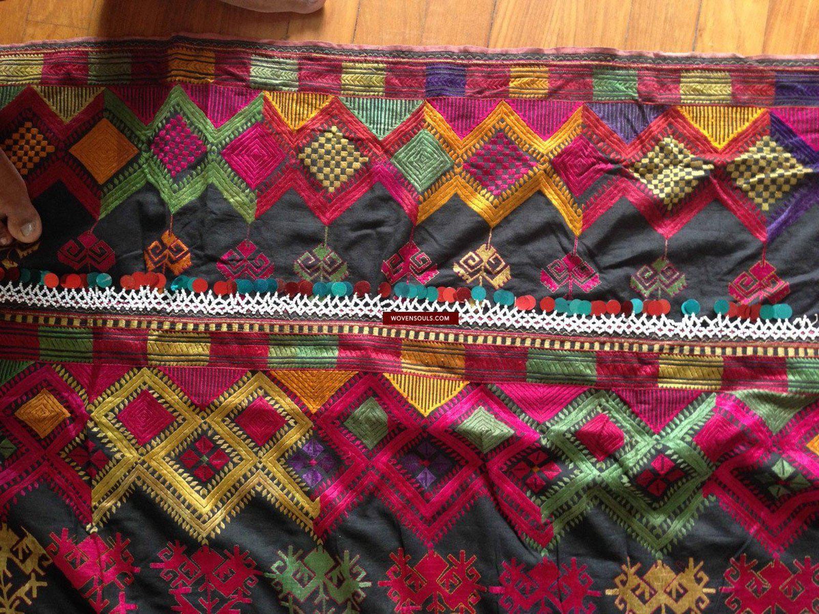 752 Vintage Kohistani Shawl Textile Art-WOVENSOULS-Antique-Vintage-Textiles-Art-Decor