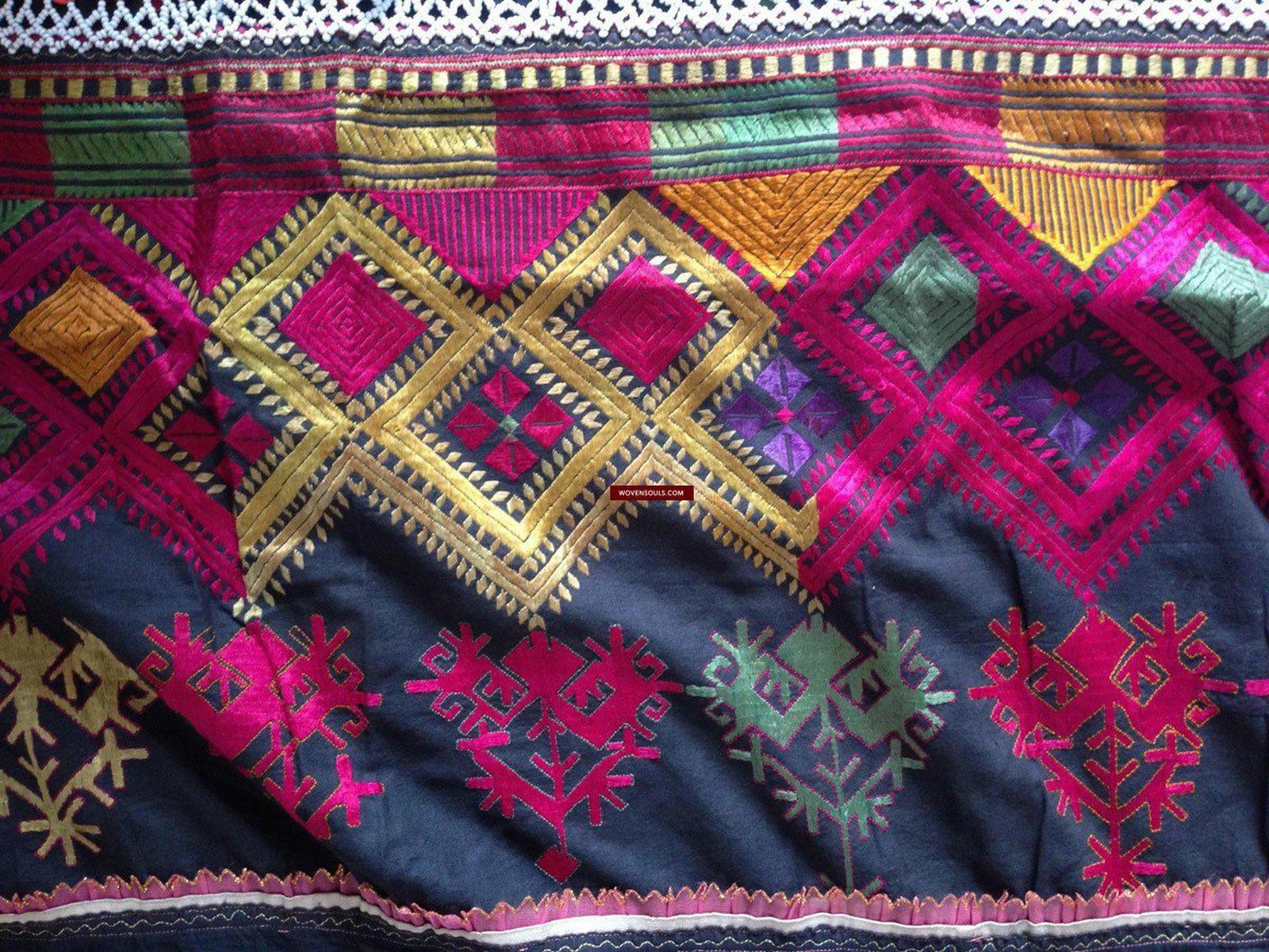 752 Vintage Kohistani Shawl Textile Art-WOVENSOULS-Antique-Vintage-Textiles-Art-Decor