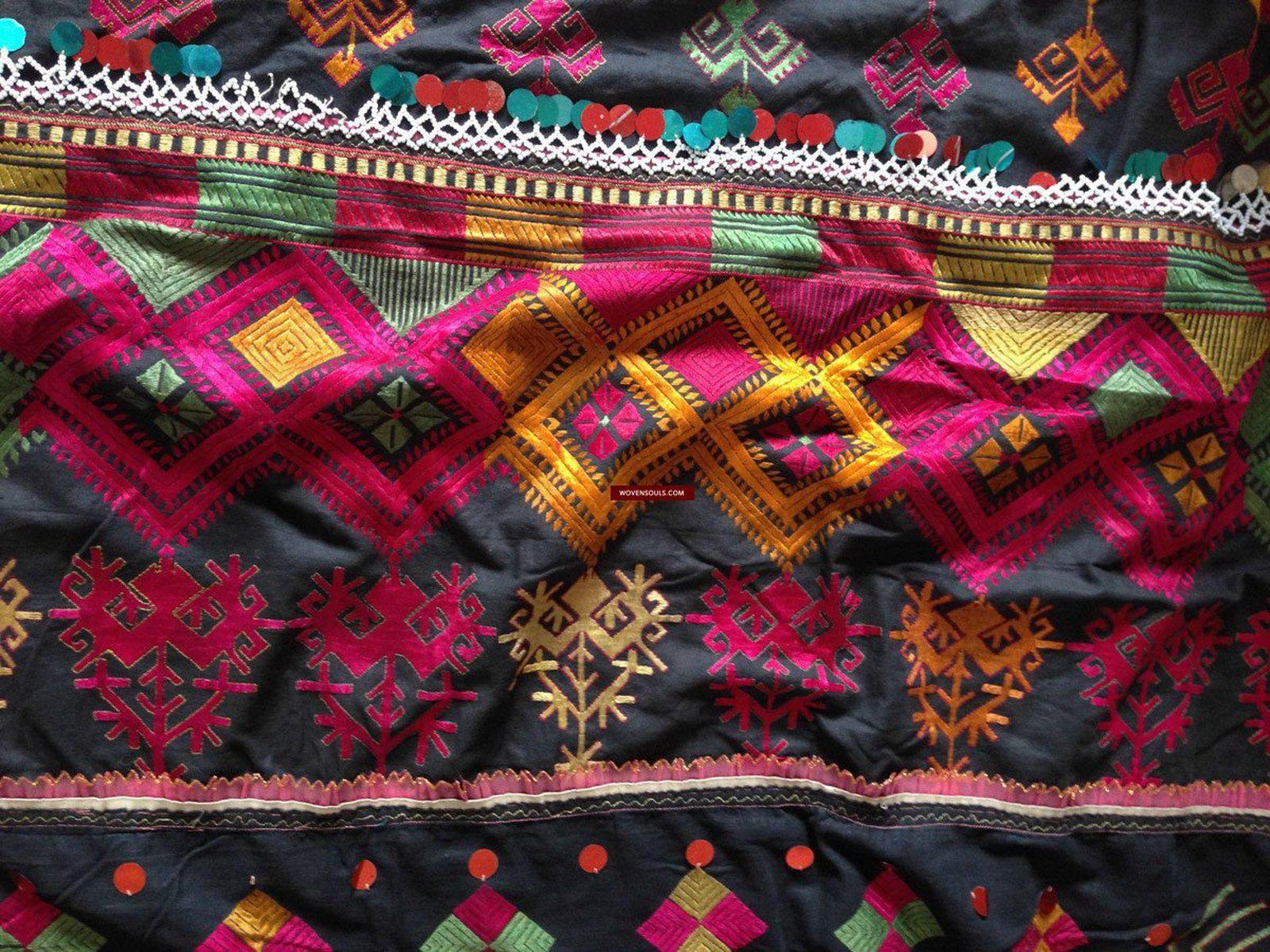 752 Vintage Kohistani Shawl Textile Art-WOVENSOULS-Antique-Vintage-Textiles-Art-Decor