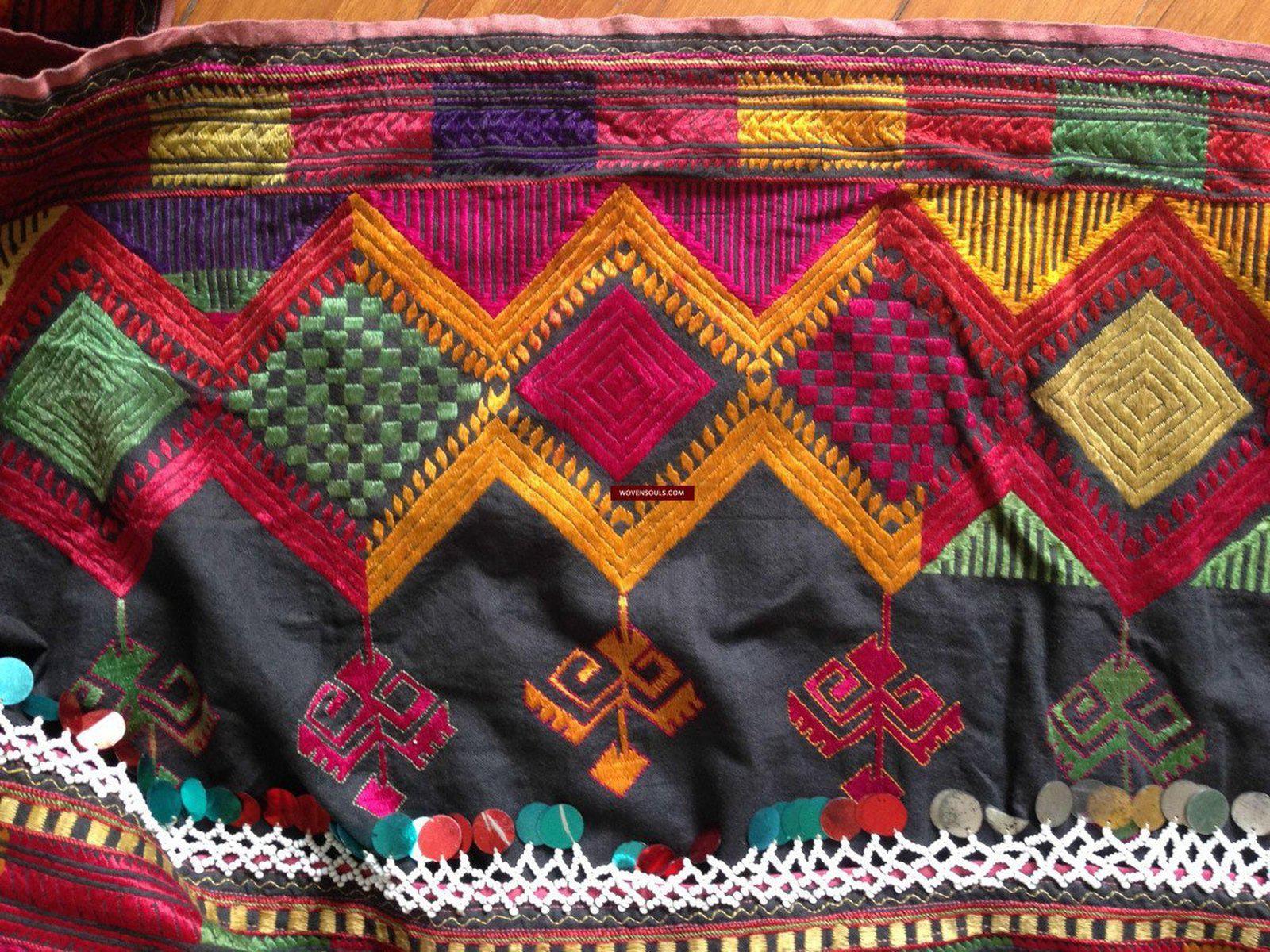 752 Vintage Kohistani Shawl Textile Art-WOVENSOULS-Antique-Vintage-Textiles-Art-Decor