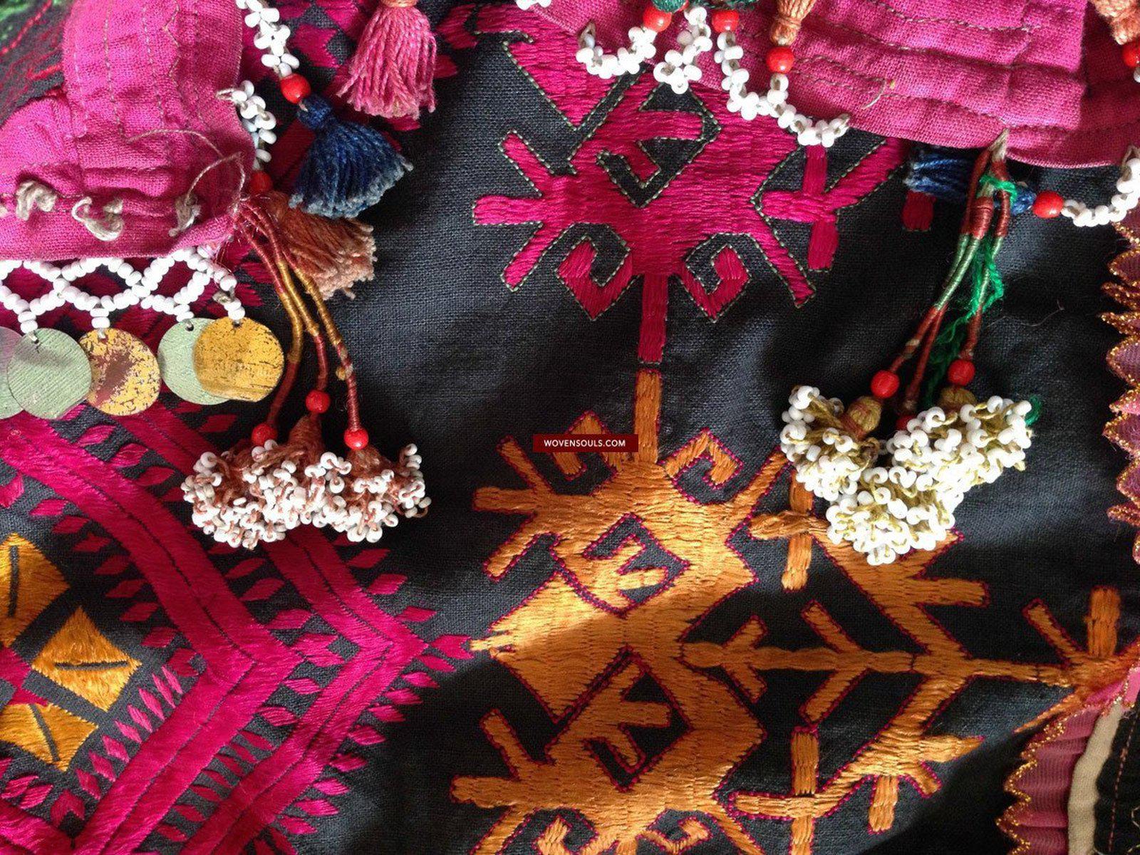 752 Vintage Kohistani Shawl Textile Art-WOVENSOULS-Antique-Vintage-Textiles-Art-Decor