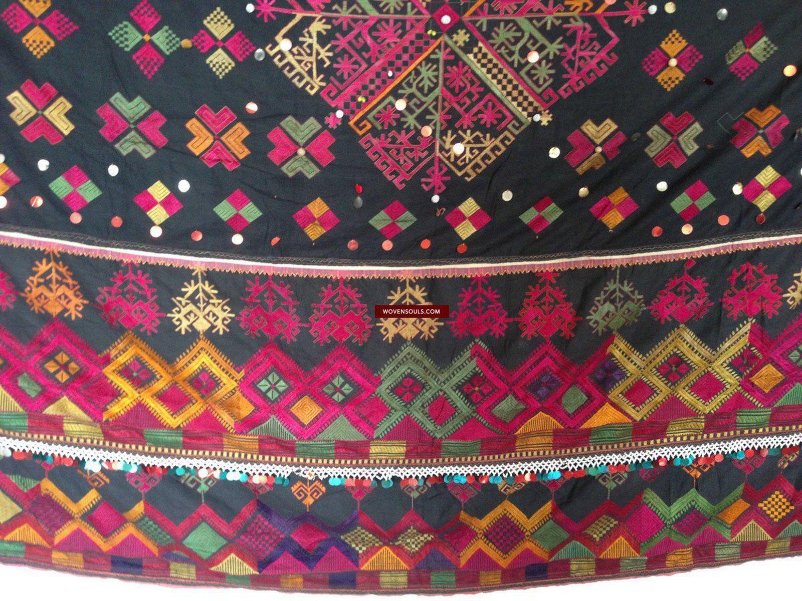 752 Vintage Kohistani Shawl Textile Art-WOVENSOULS-Antique-Vintage-Textiles-Art-Decor