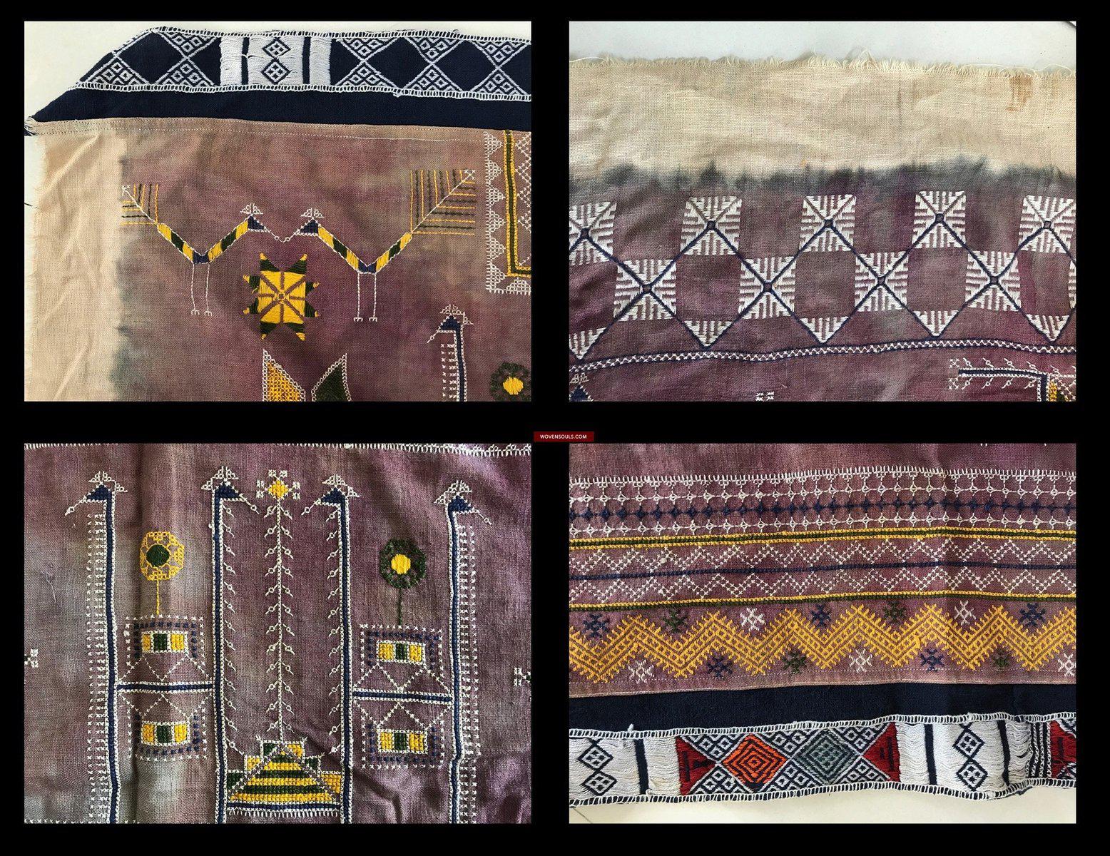 758 Shekhawati Bishnoi Wedding Shawl - Indian Textile Art from Rajasthan-WOVENSOULS-Antique-Vintage-Textiles-Art-Decor