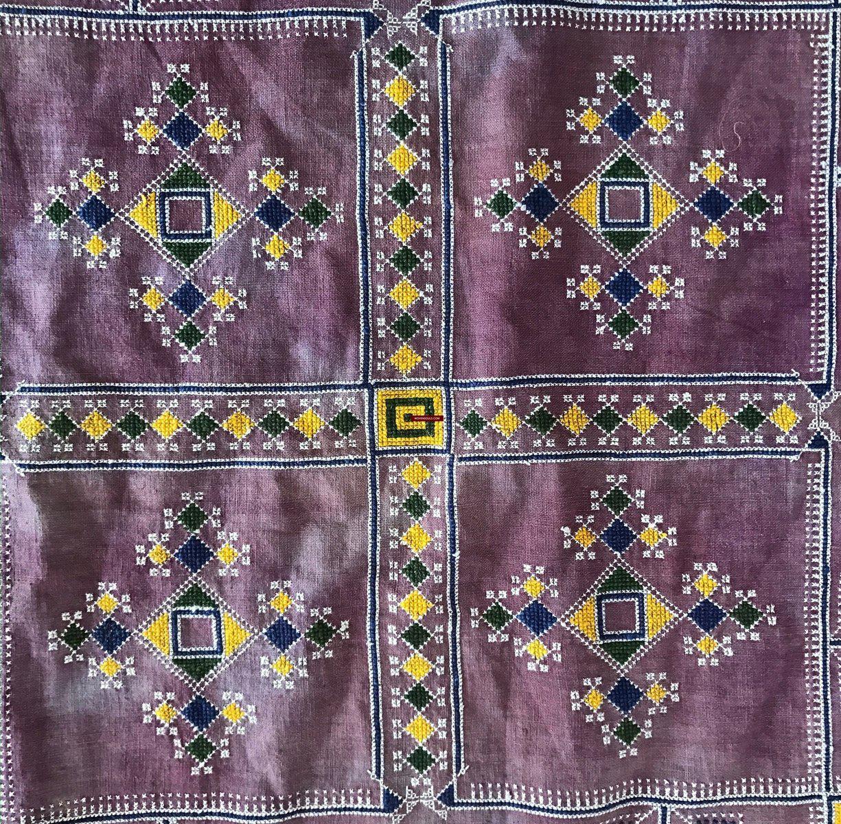 758 Shekhawati Bishnoi Wedding Shawl - Indian Textile Art from Rajasthan-WOVENSOULS-Antique-Vintage-Textiles-Art-Decor