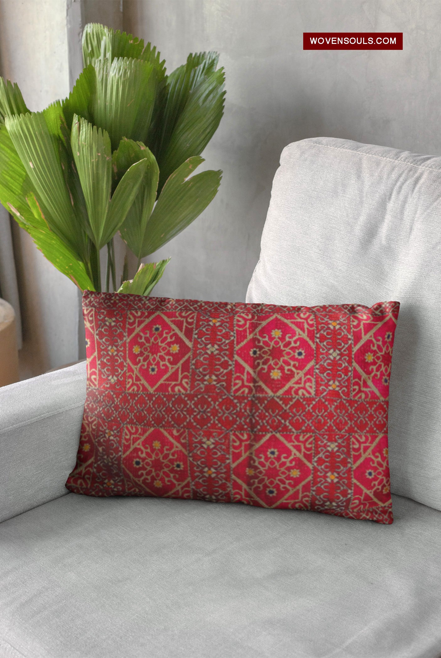 Decor Idea - Swat Valley Pillow Cover-WOVENSOULS Antique Textiles & Art Gallery