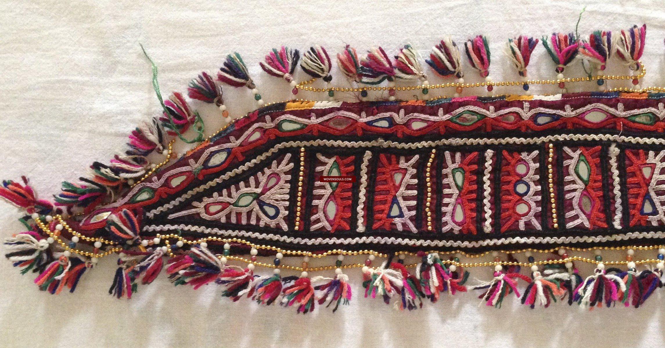 766 Rare Vintage Tribal Rabari Groom's Wedding Accessory - Sword Sheath-WOVENSOULS-Antique-Vintage-Textiles-Art-Decor