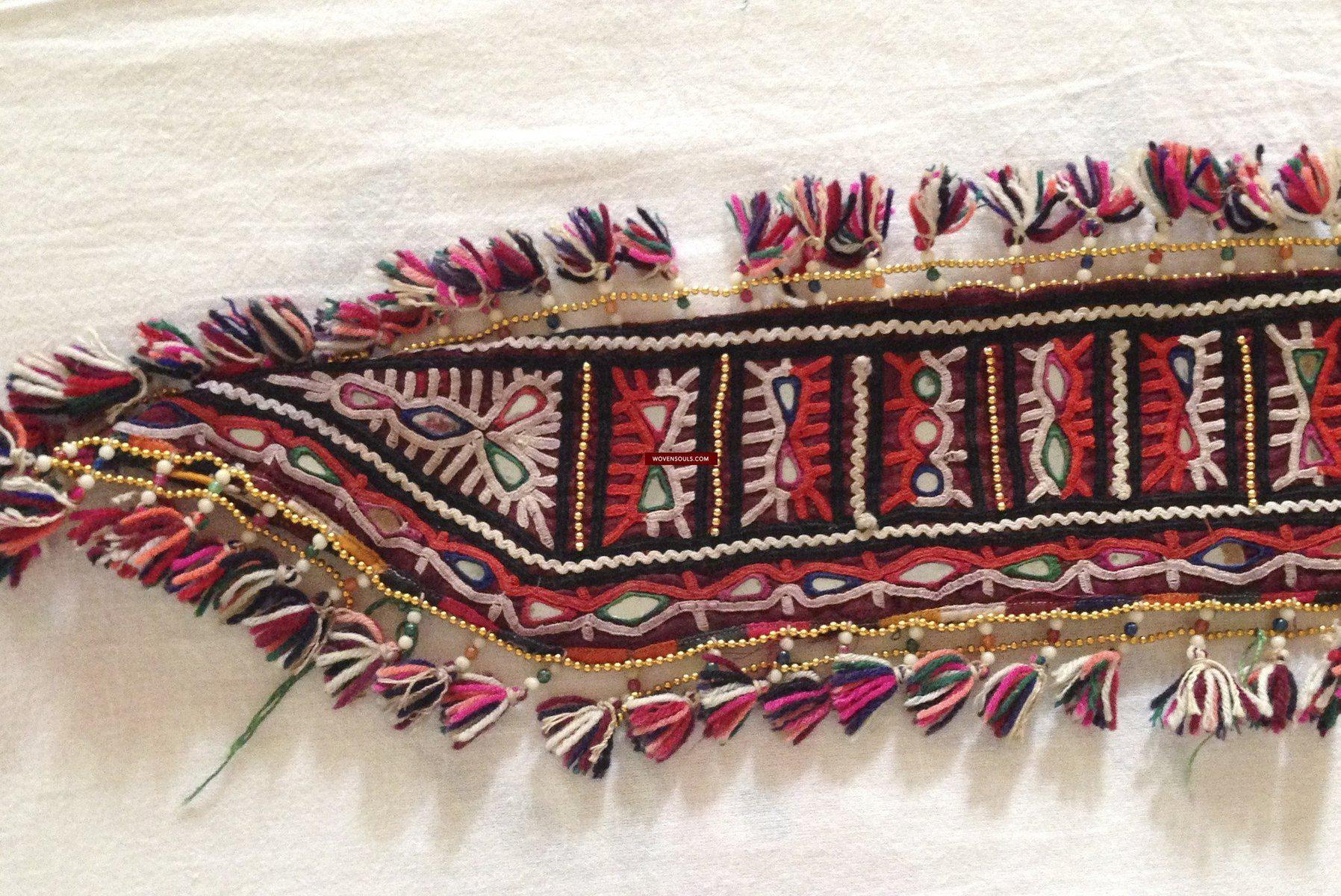 766 Rare Vintage Tribal Rabari Groom's Wedding Accessory - Sword Sheath-WOVENSOULS-Antique-Vintage-Textiles-Art-Decor