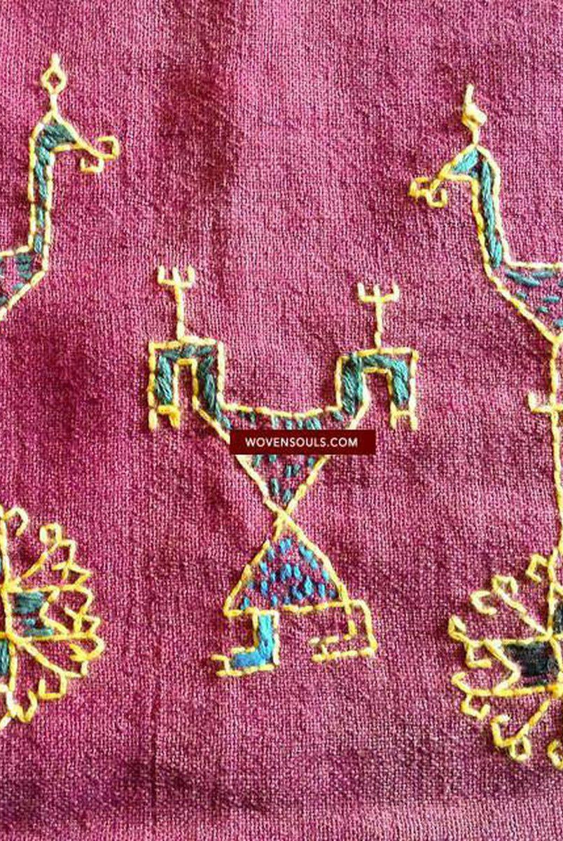 777 VENDU Shekhawati Bishnoi Châle Rajasthan Textile-WOVENSOULS-Antique-Vintage-Textiles-Art-Décor