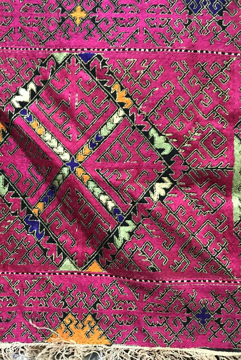 Taie d'oreiller Antique en textile, 778-B, vallée de Swat, dotWOVENSOULS-Antique-Vintage-Textiles-Art-Décor