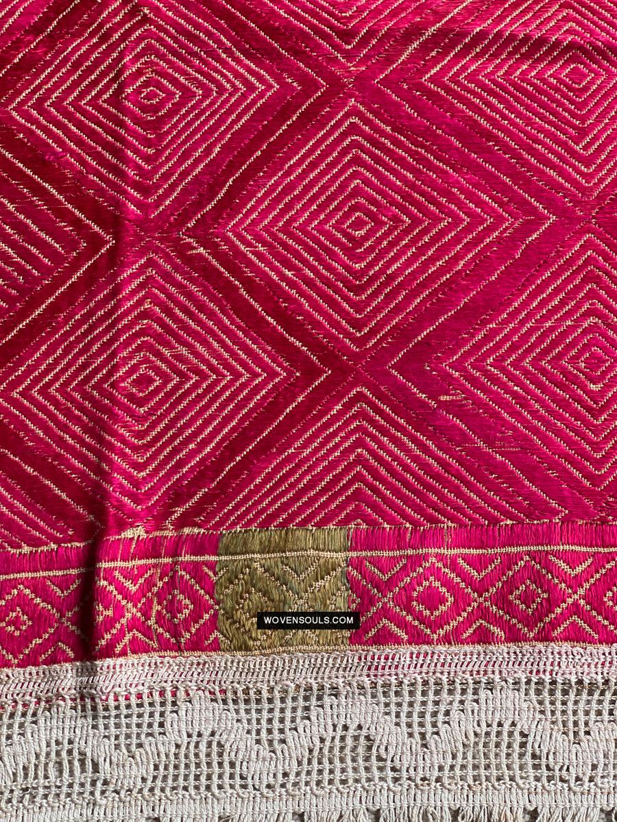 780 Antique Swat Valley Food Cover Embroidery Textile-WOVENSOULS Antique Textiles & Art Gallery