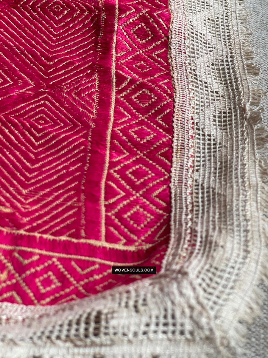 780 Antique Swat Valley Food Cover Embroidery Textile-WOVENSOULS Antique Textiles & Art Gallery