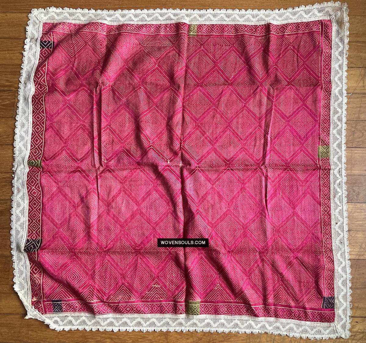 780 Antique Swat Valley Food Cover Embroidery Textile-WOVENSOULS Antique Textiles & Art Gallery