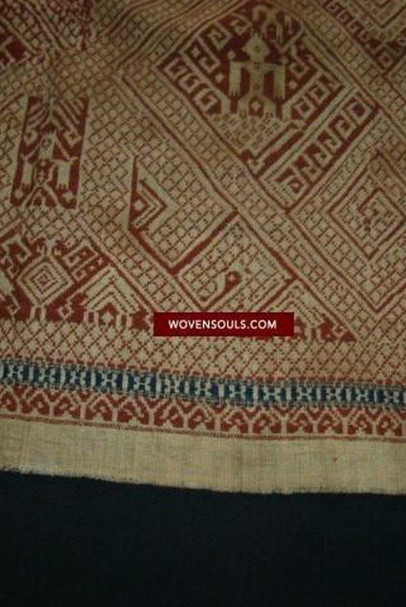 791 Superb Antique Sumatran Tampan Shipcloth textile art-WOVENSOULS-Antique-Vintage-Textiles-Art-Decor