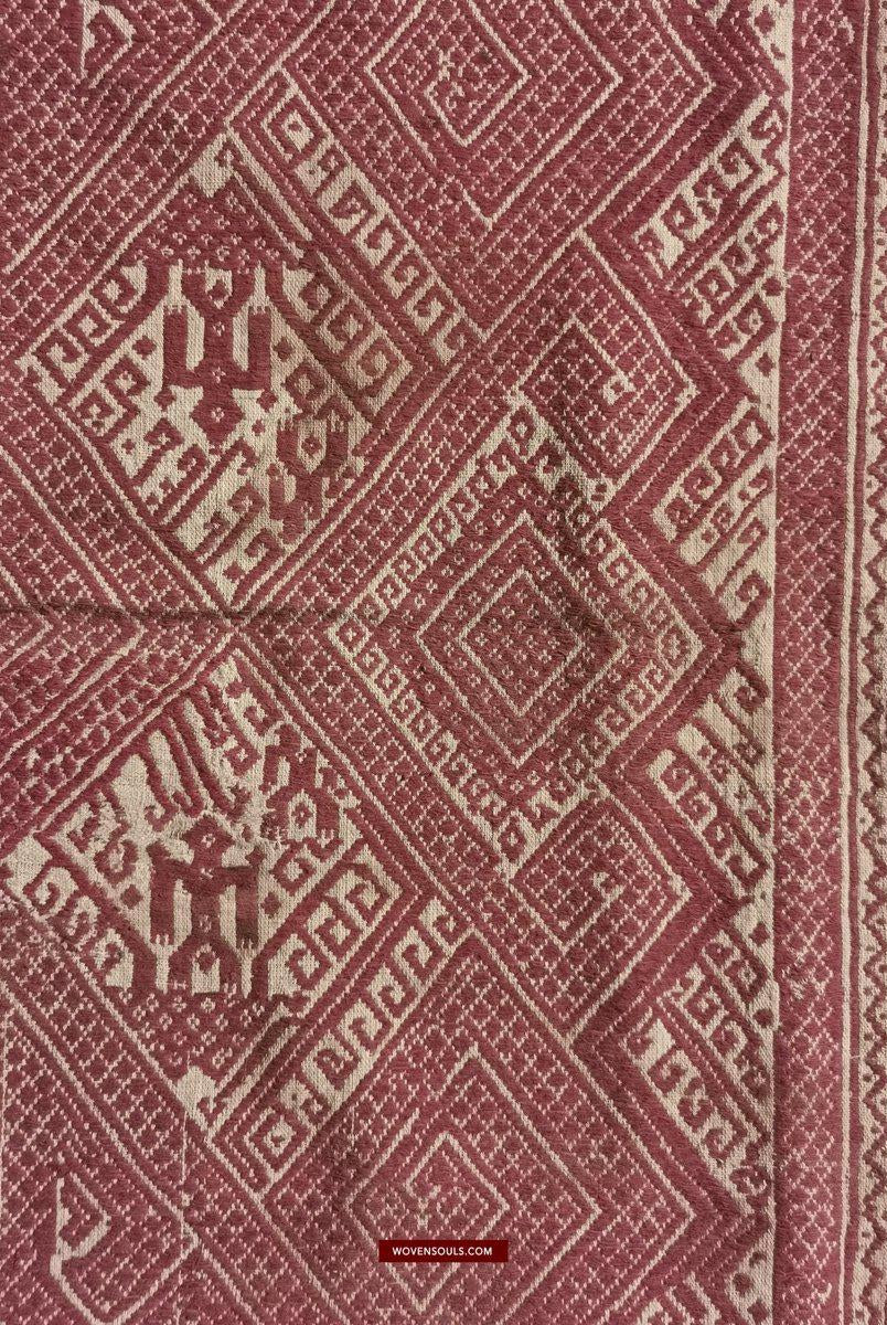 791 Superb Antique Sumatran Tampan Shipcloth textile art-WOVENSOULS-Antique-Vintage-Textiles-Art-Decor