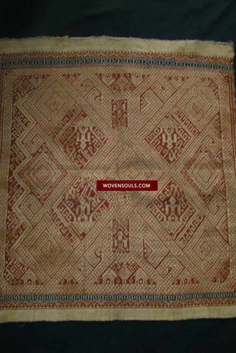 791 Superb Antique Sumatran Tampan Shipcloth textile art-WOVENSOULS-Antique-Vintage-Textiles-Art-Decor