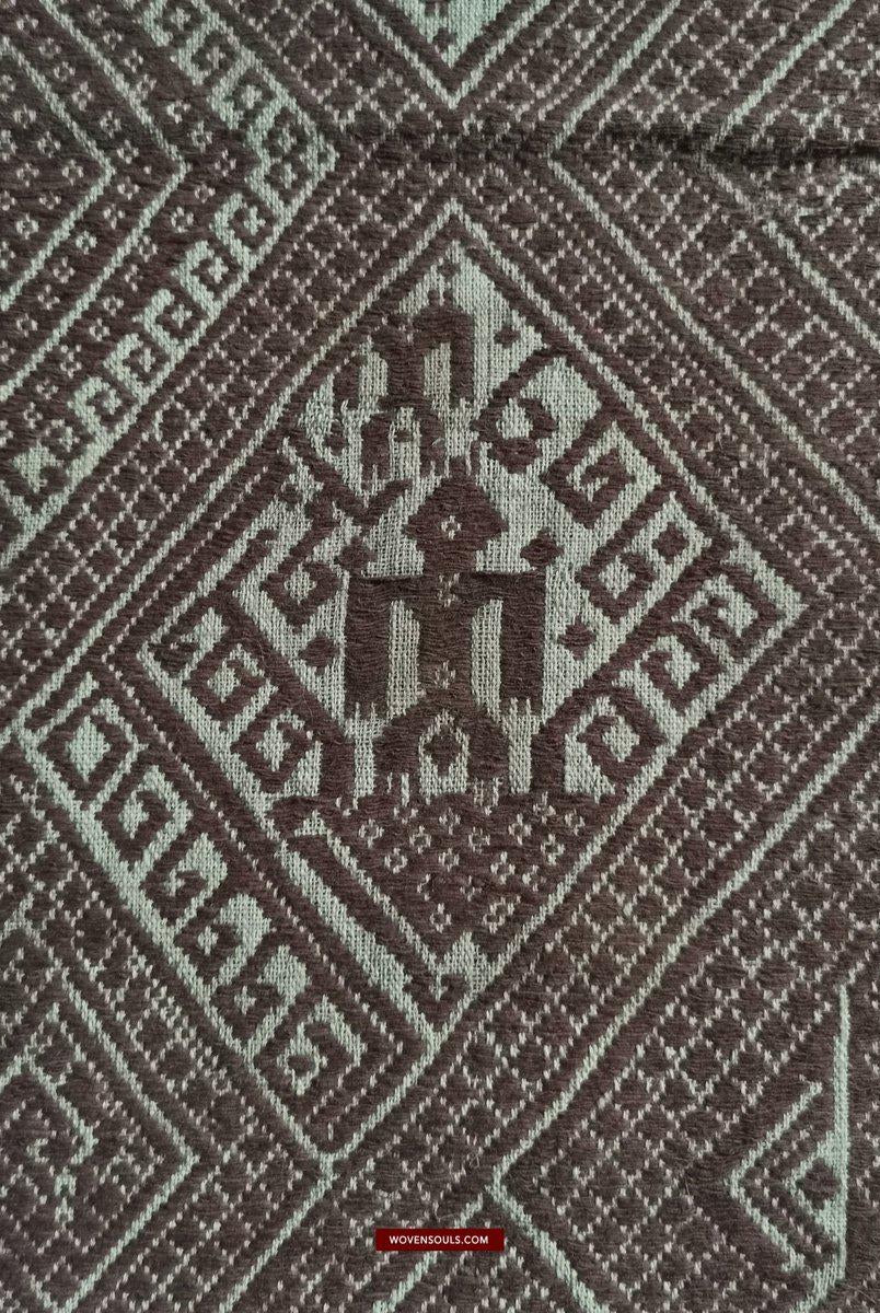 791 Superb Antique Sumatran Tampan Shipcloth textile art-WOVENSOULS-Antique-Vintage-Textiles-Art-Decor