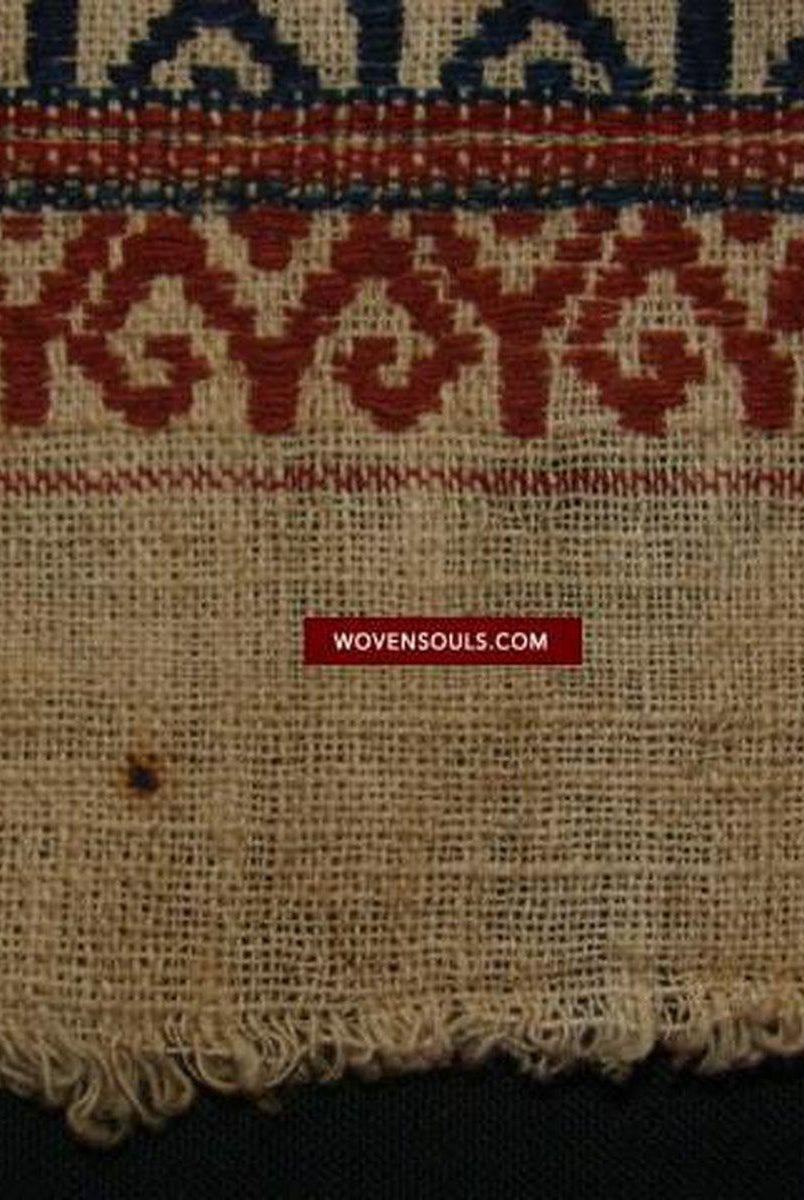 791 Superb Antique Sumatran Tampan Shipcloth textile art-WOVENSOULS-Antique-Vintage-Textiles-Art-Decor