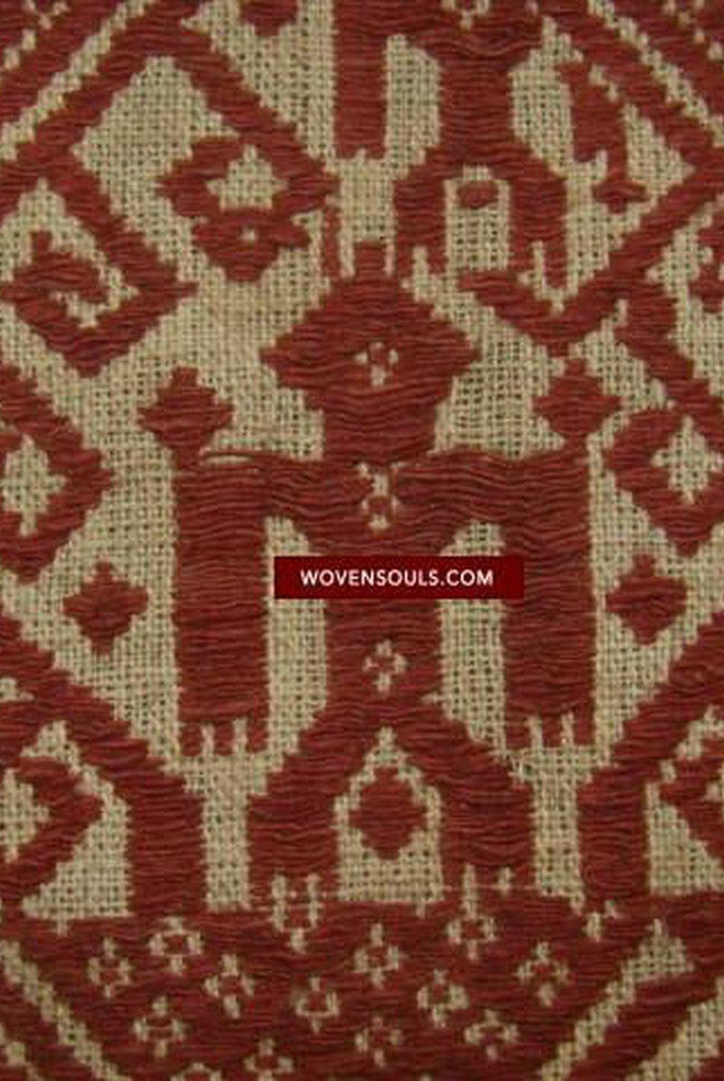 791 Superb Antique Sumatran Tampan Shipcloth textile art-WOVENSOULS-Antique-Vintage-Textiles-Art-Decor