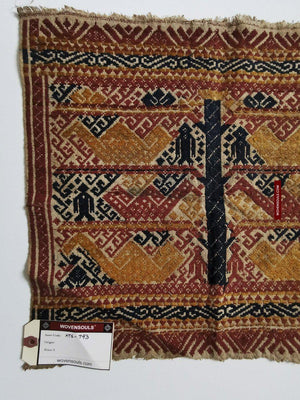 793 Antique Yellow Sumatra Tampan-WOVENSOULS-Antique-Vintage-Textiles-Art-Decor