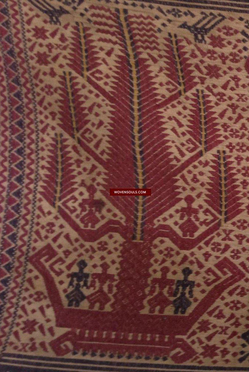 796 Antique Palepai Tampan Ship Cloth Sumatran Textile-WOVENSOULS-Antique-Vintage-Textiles-Art-Decor